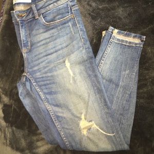 Zara ripped jeans